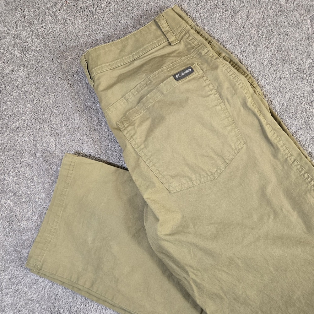 Columbia Mens Khaki Omni-Shield Performance Stretch Hiking Khakis Size‎ 30x32